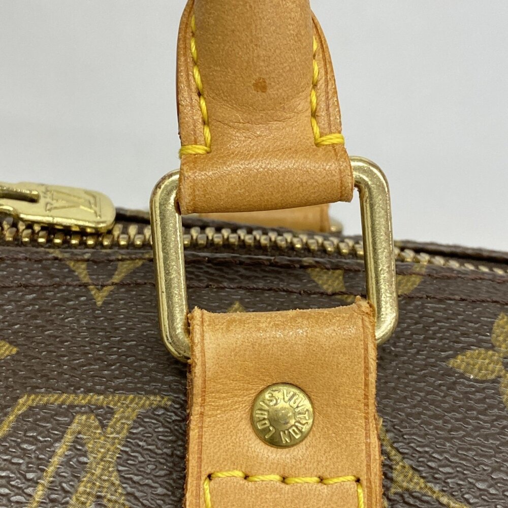 LOUIS VUITTON Brown Monogram Keepall 50 Boston Bag - Picture 9 of 11